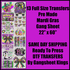 Mardi Gras Gangsheet