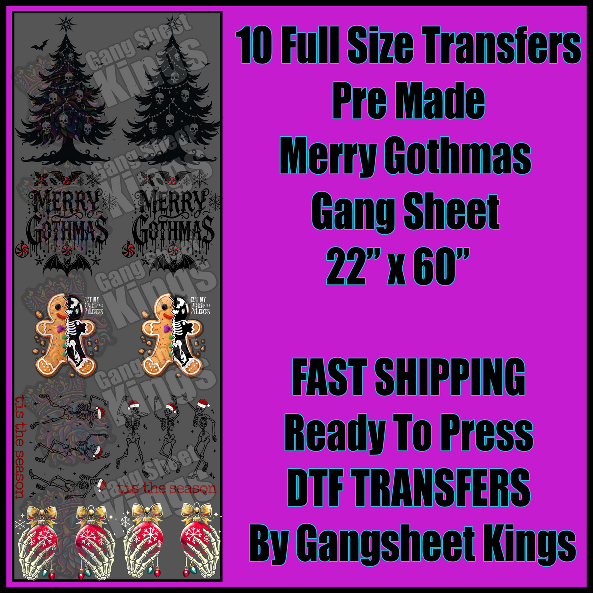 Merry Gothmas Gangsheet