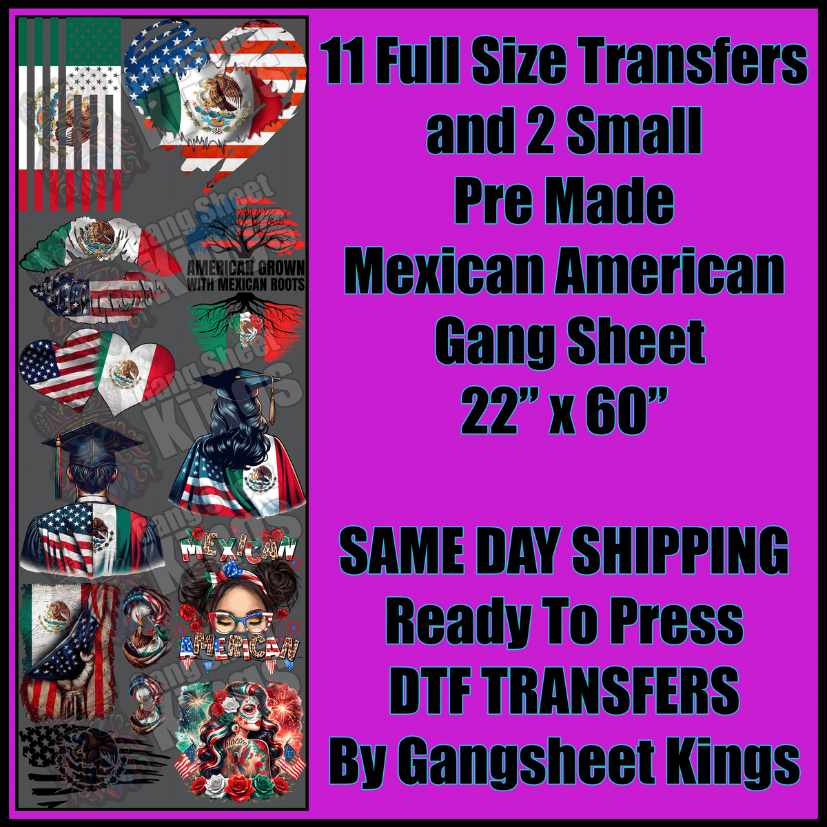 Mexican American Gangsheet