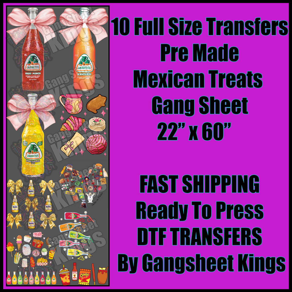 Mexican Treats Gangsheet