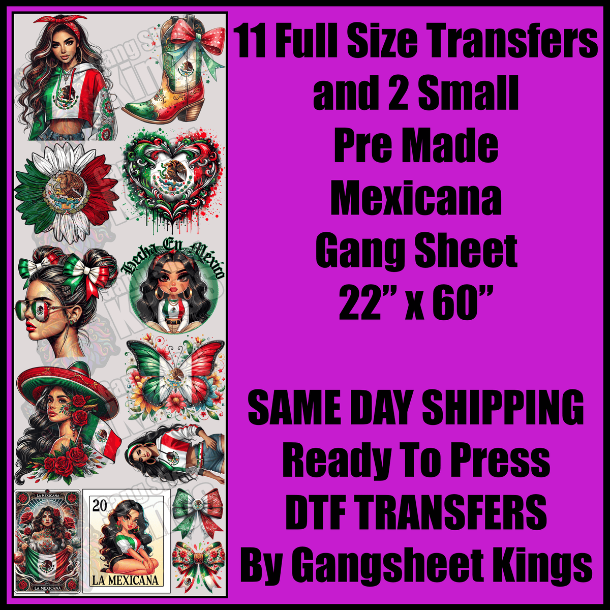 Mexicana Gang Sheet