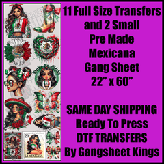 Mexicana Gang Sheet