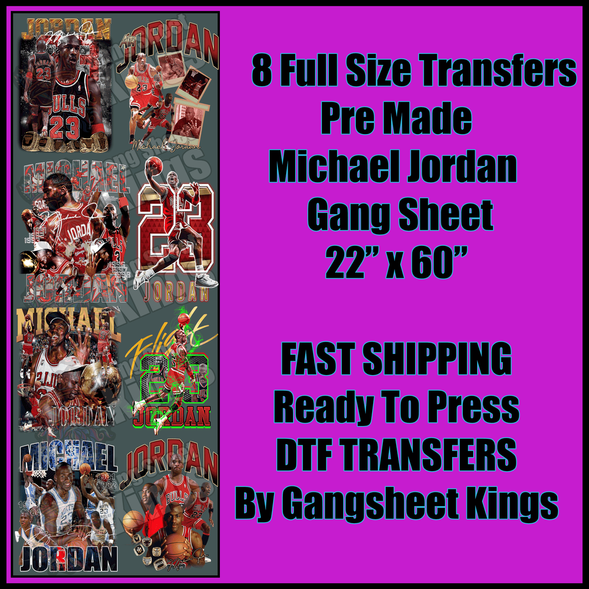 Michael Jordan Gangsheet