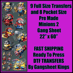 Minions 2 Gangsheet