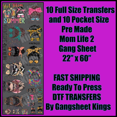 Mom Life 2 Gangsheet