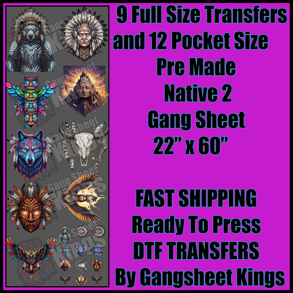 Native 2 Gangsheet