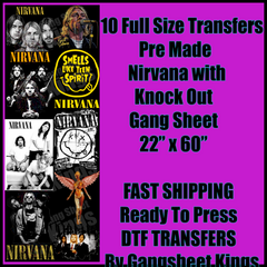 Nirvana with Knock Out Gangsheet