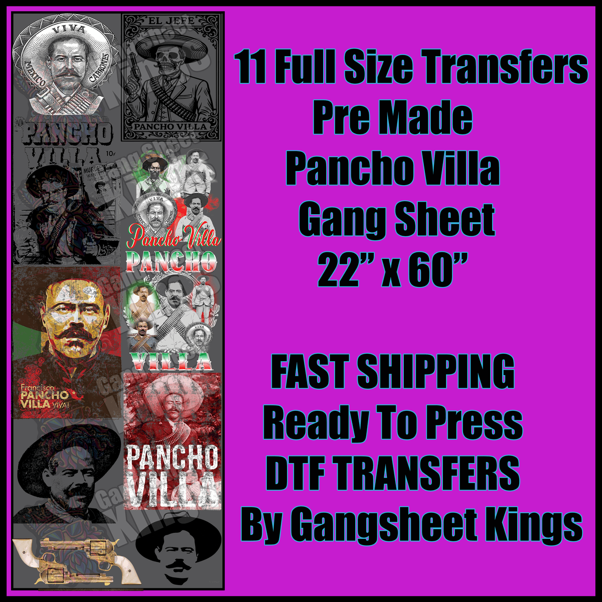 Pancho Villa Gangsheet