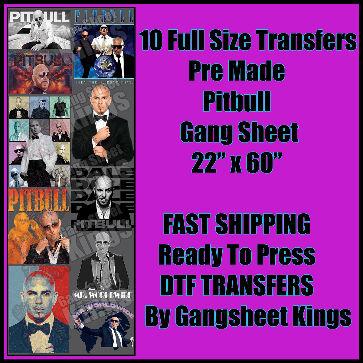 Pitbull Gangsheet