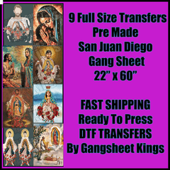 San Juan Diego Gangsheet
