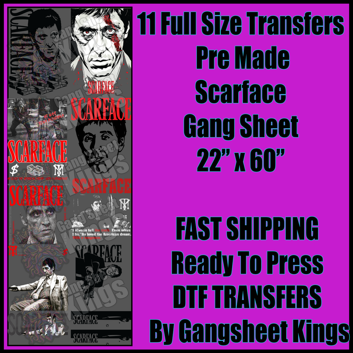 Scarface Gangsheet