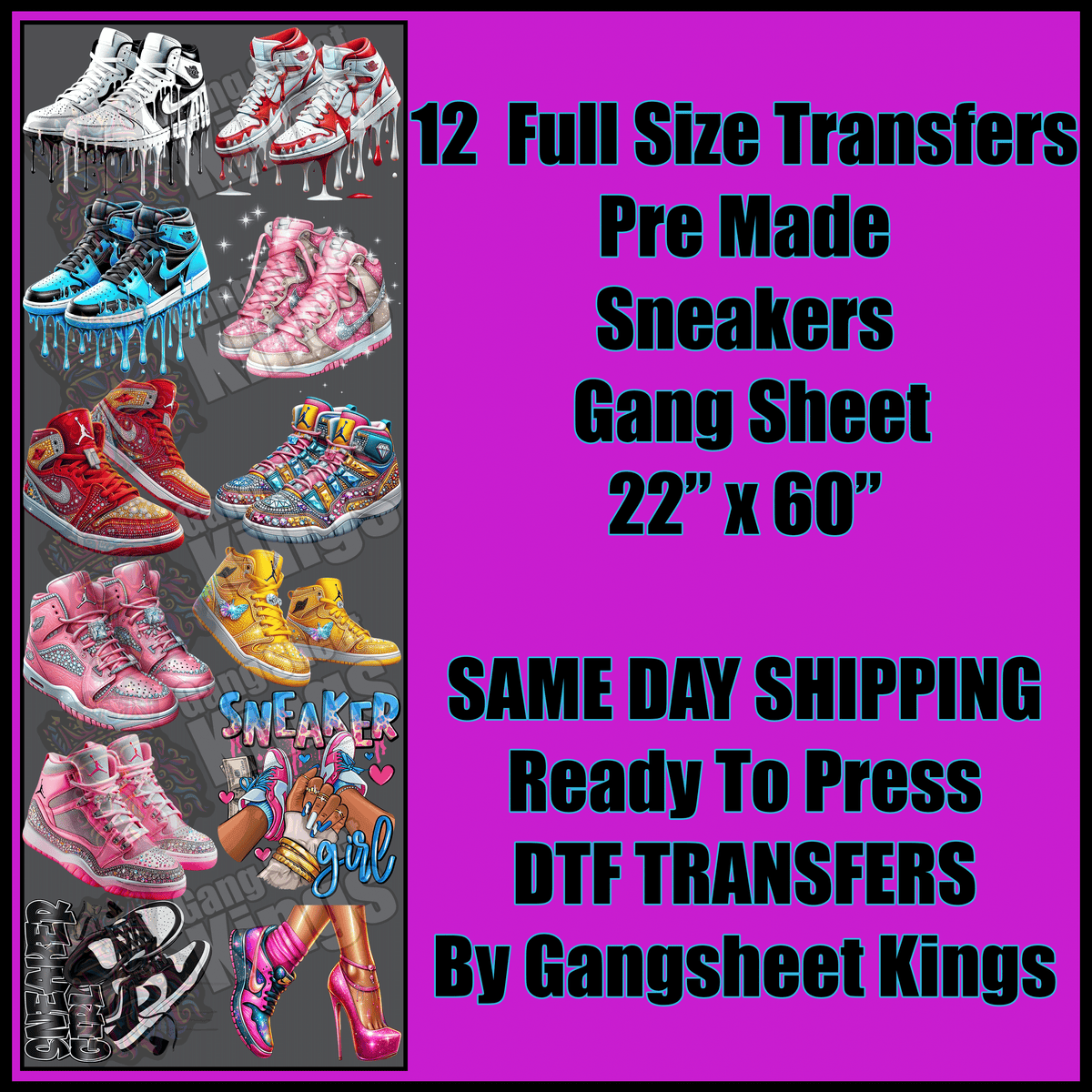 Sneaker Lover Gangsheet