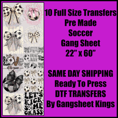 Soccer Gang Sheet