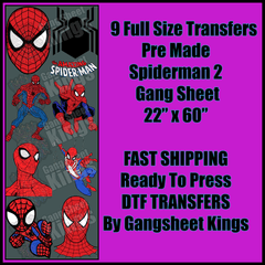 Spiderman 2 Gangsheet