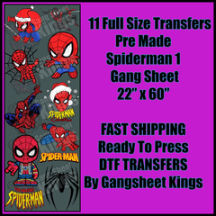 Spiderman 1 Gangsheet
