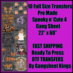 Cute n' Spooky 4 Halloween Gangsheet
