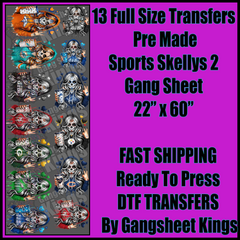 Sports Skellys 2 NFL Gangsheet