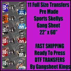 Sports Skellys NFL Gangsheet