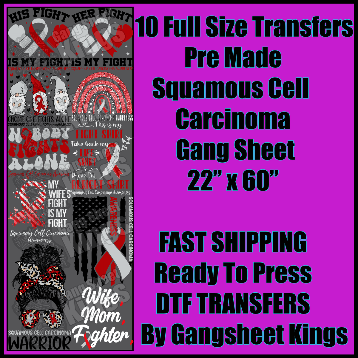 Squamous Cell Carcinoma Gangsheet