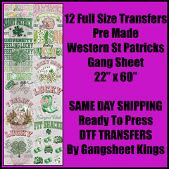 Western St. Patrick's Gang Sheet