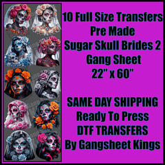 Sugar Skull Brides 2 Gangsheet