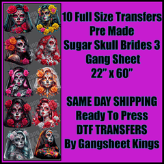 Sugar Skull Brides 3 Gangsheet