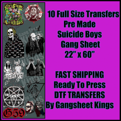 Suicide Boys Gangsheet
