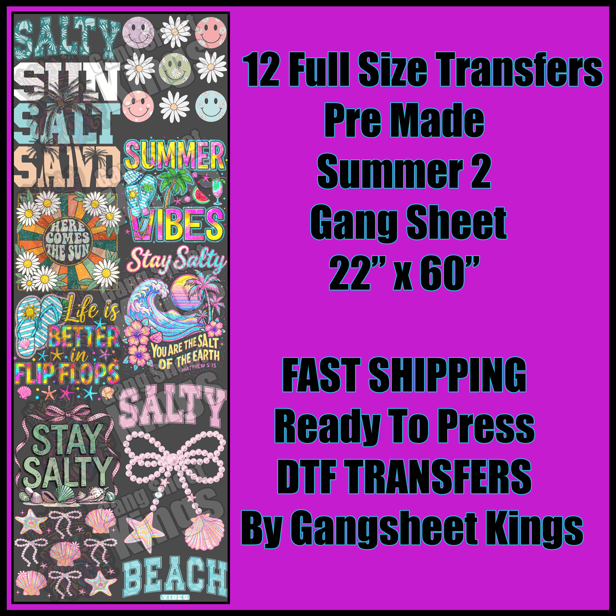 Summer 2 Gangsheet