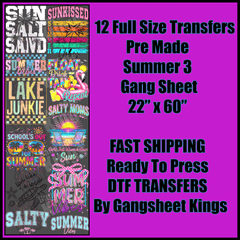 Summer 3 Gangsheet