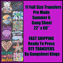 Summer 6 Gangsheet