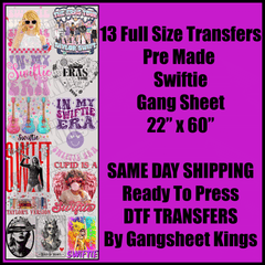 Taylor Swift Swiftie Gang Sheet