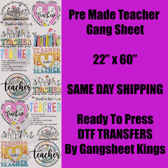 Teacher 1 Gang Sheet