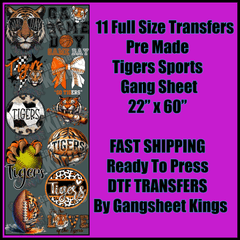 Tigers Sports Gangsheet