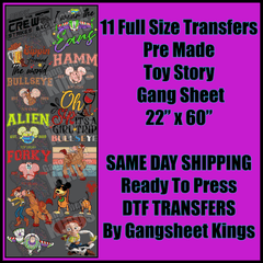 Toy Story Gangsheet