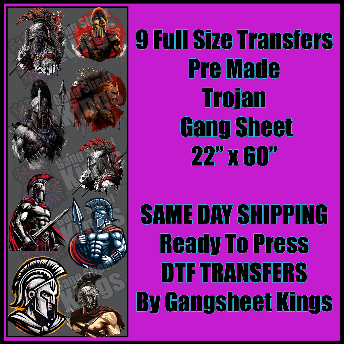 Trojans Gangsheet