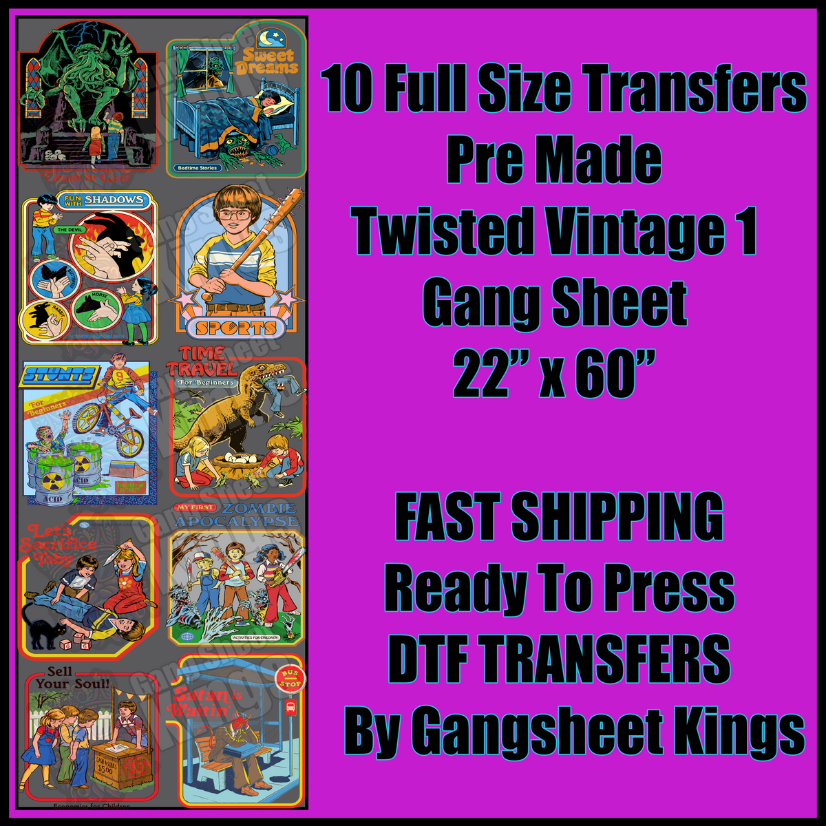 Twisted Vintage 1 Gangsheet