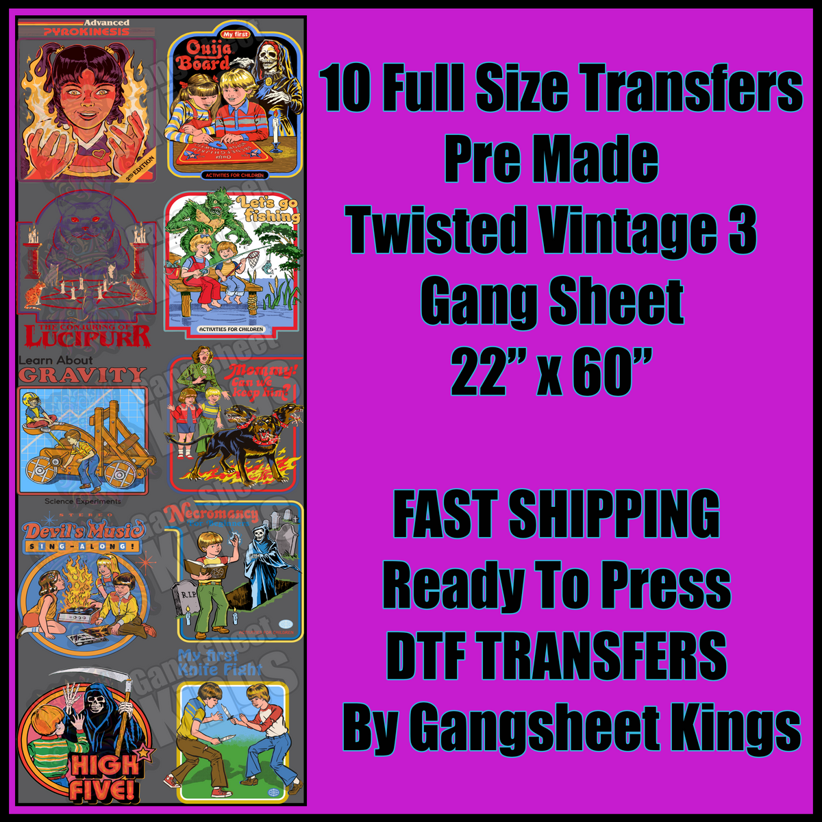 Twisted Vintage 3 Gangsheet