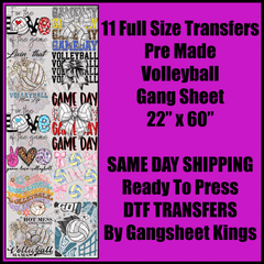 Vollyball Gang Sheet