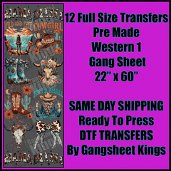 Western 1 Gangsheet