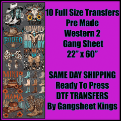 Western 2 Gangsheet