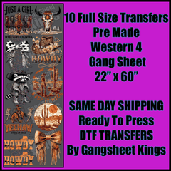 Western 4 Gangsheet