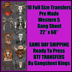 Western 5 Gangsheet