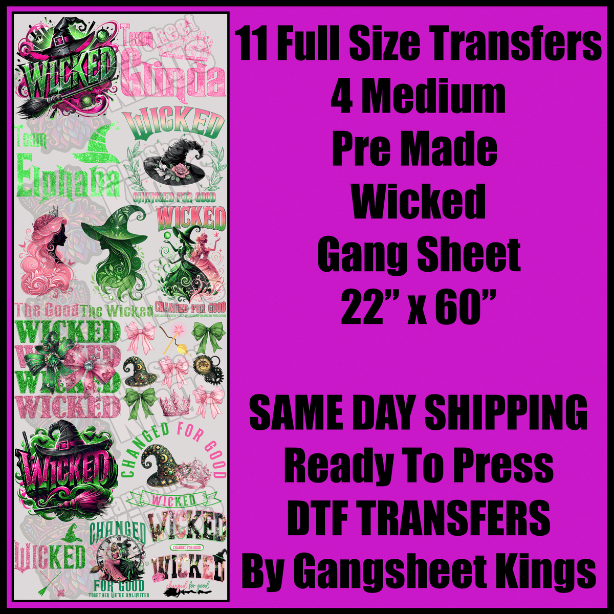 Wicked Gang Sheet