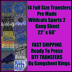 Wildcats Sports 2 Gangsheet
