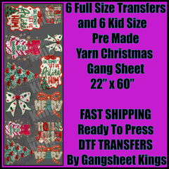 Yarn Christmas Gangsheet