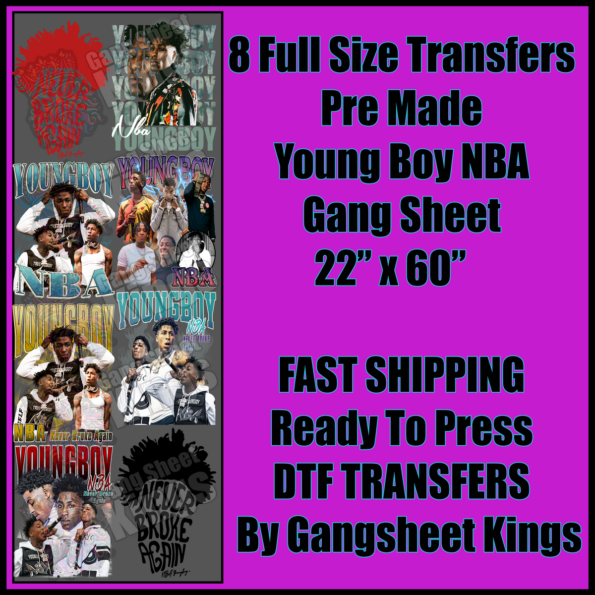 Young Boy NBA Gangsheet